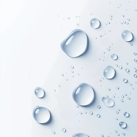 水滴光滑肌肤清洁保湿效果