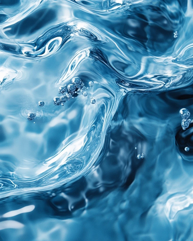 水面光影交错细节