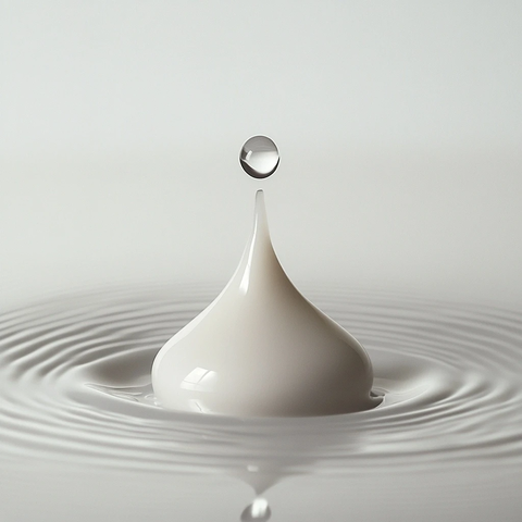 白色奶油滴落背景