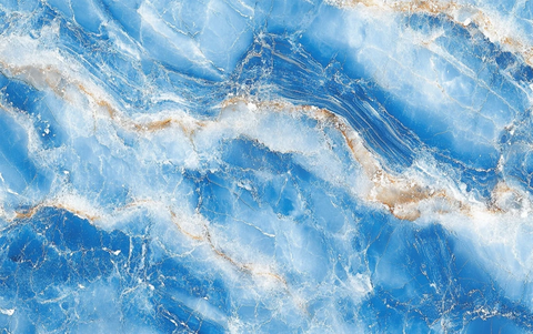 蓝色条纹大理石树脂纹理