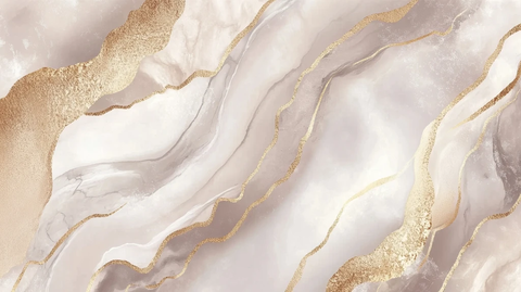 大理石纹墨绘金奖作品