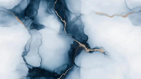 白蓝黑大理石桌面