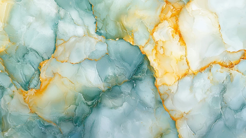 蓝黄绿玉石纹理