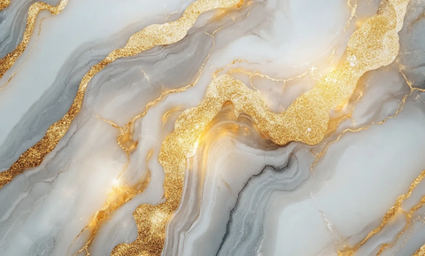 金色脉络大理石纹理