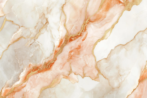 桃粉色大理石流线背景