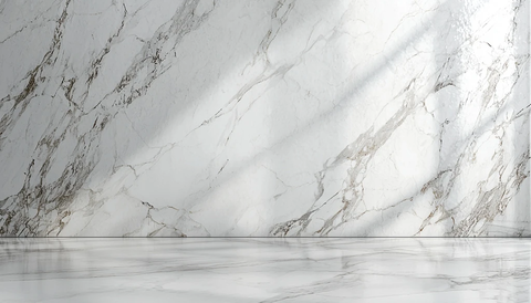 光滑白净大理石墙面
