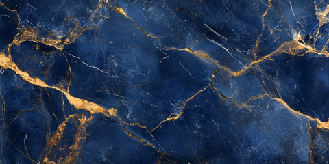 深蓝金彩大理石纹理