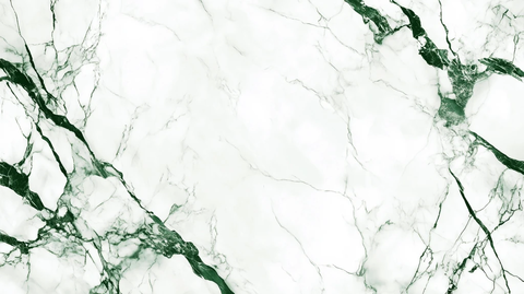 白绿纹理大理石特写