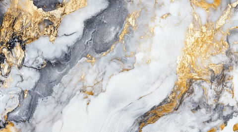 灰金大理石纹理中心留白