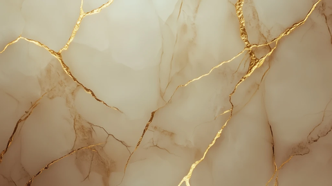 大理石纹理金色裂纹