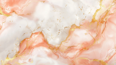 桃白液态大理石金箔纹理