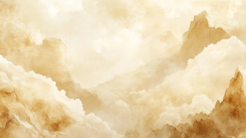 云纹山水画纸质感背景