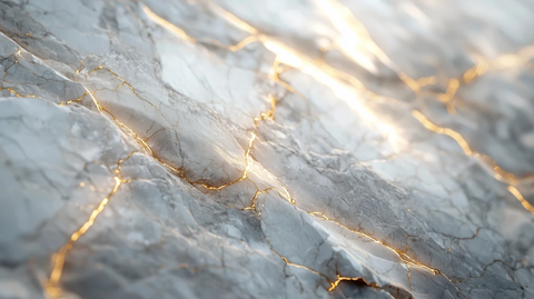 金线镶嵌卡拉拉大理石墙
