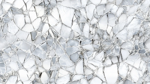 破碎玻璃纹理花卉图案