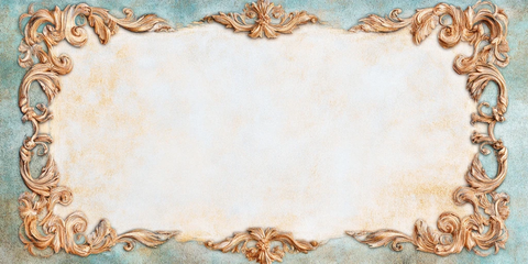 复古花卉信纸空白页