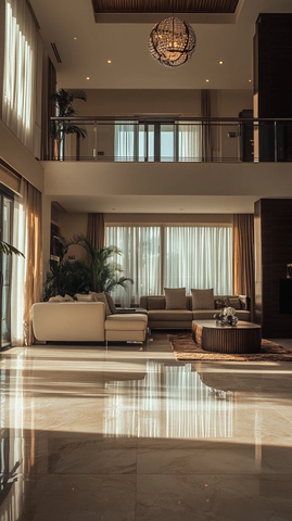 直射光影室内空间