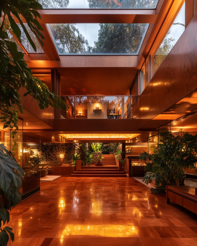 弗兰克劳埃德赖特住宅内部