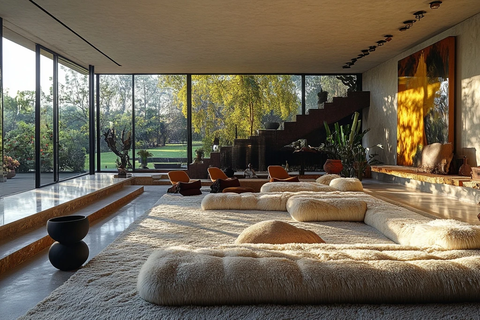 高绒地毯室内设计