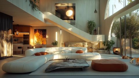 现代客厅现代结构设计