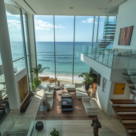 玻璃幕墙海景公寓设计