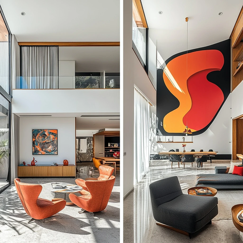 旧内景到现代装饰的转变