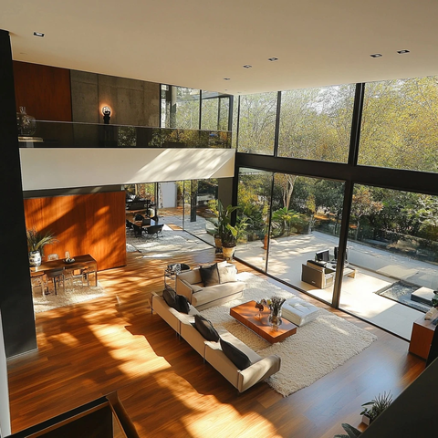 客厅监控俯视图