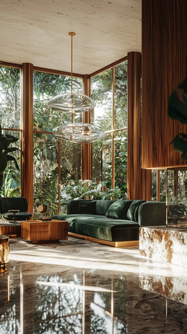 豪华自然风家居内饰设计