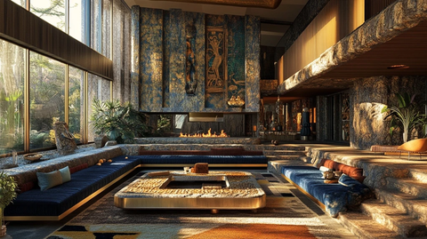 冬至石墙客厅壁纸图案