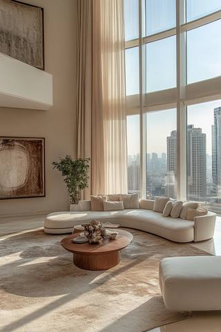 现代房屋宽敞窗饰