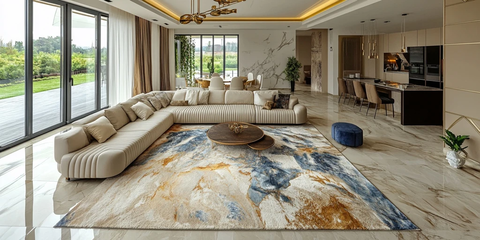 豪华客厅俯视视角