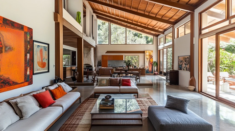 高天花客厅设计