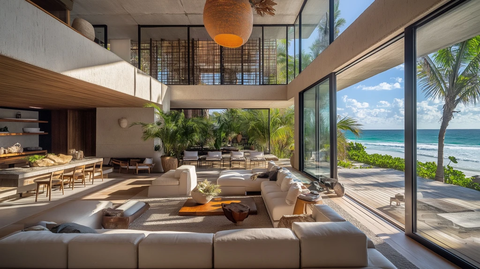 海滩别墅现代室内设计