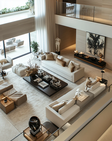 二楼客厅家具展示