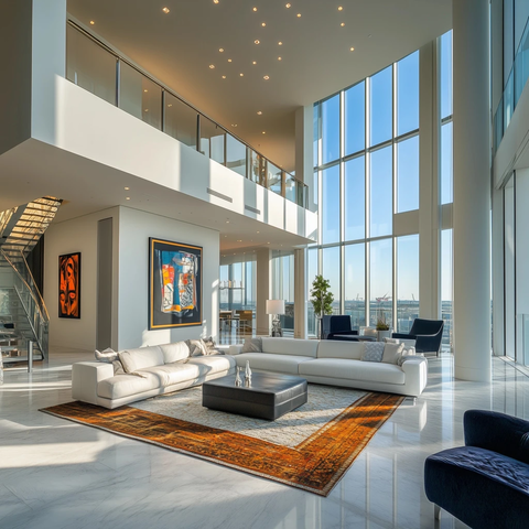 两层复式顶层公寓