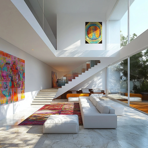 简约别墅设计白色彩家具