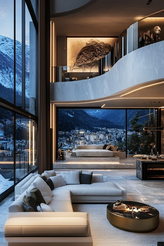 现代多层空间布局