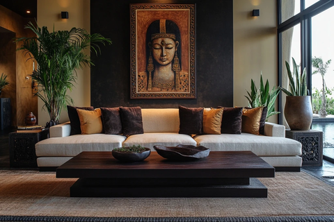 豪华摩洛哥客厅沙发装饰