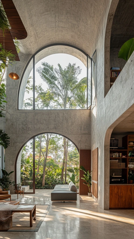 客厅家具瓷砖地板入口门