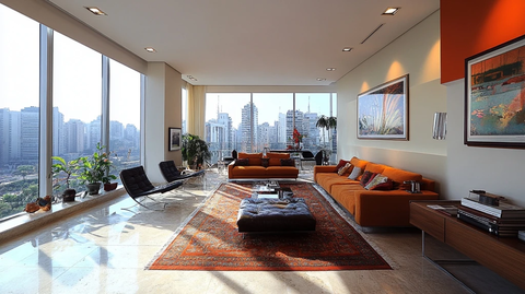 白色大理石地板红调图书馆