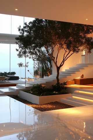 玻璃混凝土自然融合家居