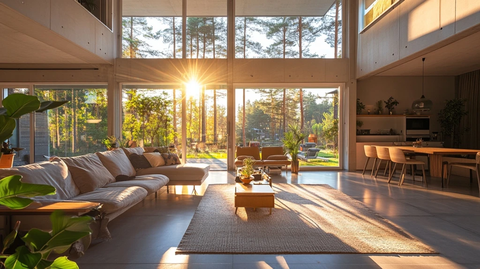 室内宽景窗明亮清洁