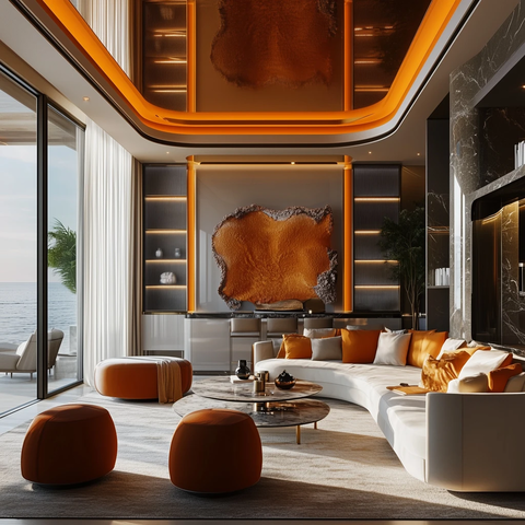 海景大窗定制家具休闲空间