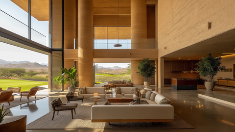 高尔夫度假村酒店大堂