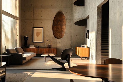 石灰岩客厅沙发餐桌组合