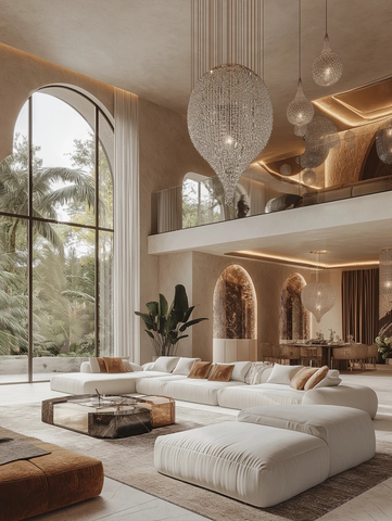 豪华别墅宽敞客厅设计