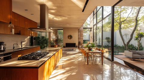 宽敞厨房现代家居设计