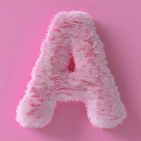 粉色字母设计