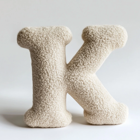 羊毛玩具白色背景