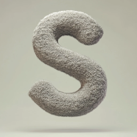 柔软织物雕塑悬浮空中