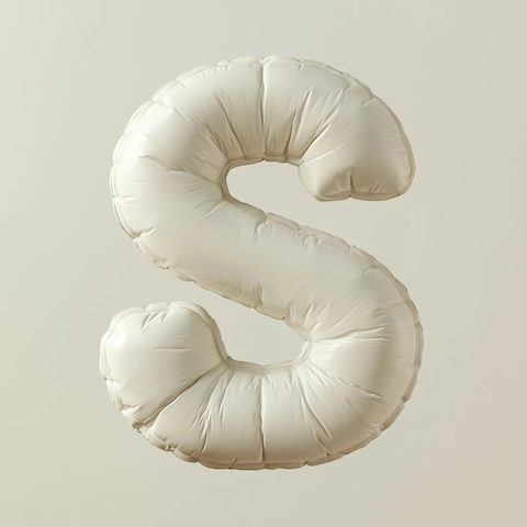 漂浮充气床字母雕塑